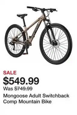 Dick's Sporting Goods Mongoose Adult Switchback Comp Mountain Bike offer