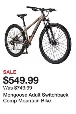 Dick's Sporting Goods Mongoose Adult Switchback Comp Mountain Bike offer