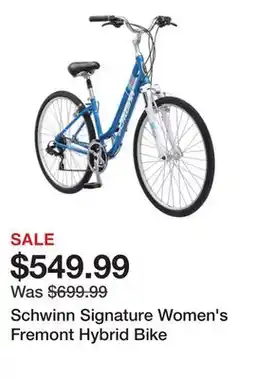 Dick's Sporting Goods Schwinn Signature Women's Fremont Hybrid Bike offer