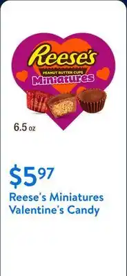 Walmart Reese's Miniatures Valentine's Candy offer