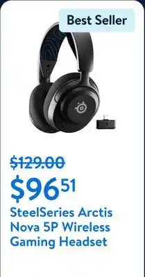 Walmart SteelSeries Arctis Nova 5P Wireless Gaming Headset offer