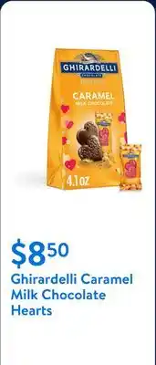 Walmart Ghirardelli Caramel Milk Chocolate Hearts offer