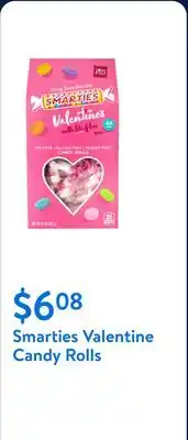 Walmart Smarties Valentine Candy Rolls offer