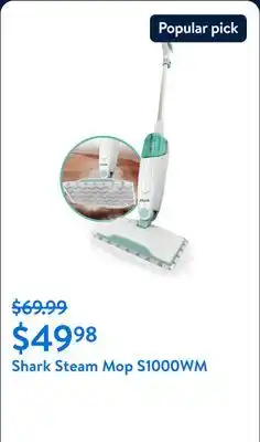 Walmart Shark Steam Mop S1000WM offer