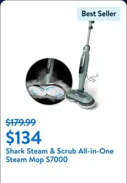 Walmart Shark Steam & Scrub All-in-One Steam Mop S7000 offer