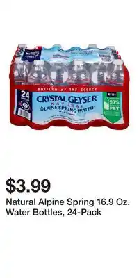 Big Lots Natural Alpine Spring 16.9 Oz. Water Bottles, 24-Pack offer