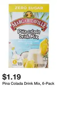 Big Lots Pina Colada Drink Mix, 6-Pack offer