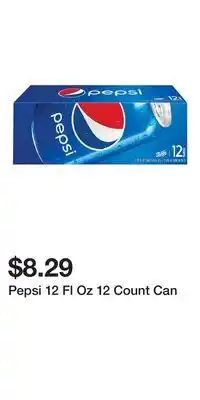 Big Lots Pepsi 12 Fl Oz 12 Count Can offer