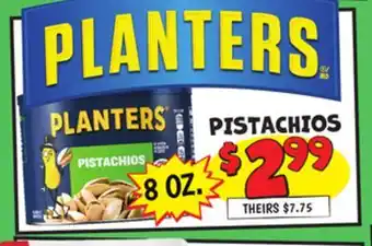 Ollie's PLANTERS PISTACHIOS offer