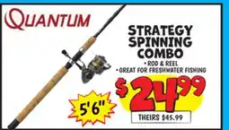 Ollie's STRATEGY SPINNING COMBO offer