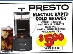 Ollie's ELECTRIC RAPID COLD BREWER offer