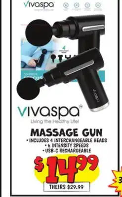 Ollie's MASSAGE GUN offer