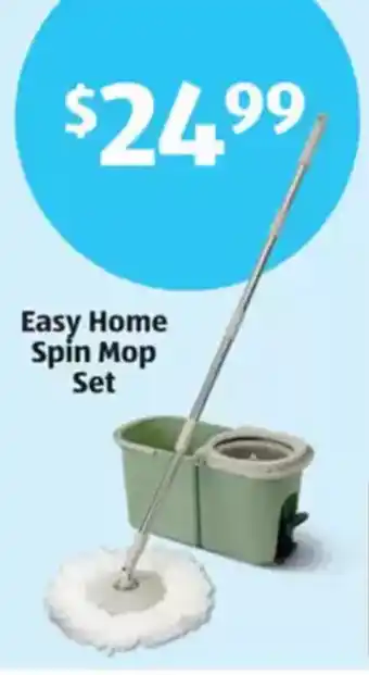 Aldi Easy Home Spin Mop Set offer