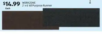 Aldi Workzone 2x6 all purpose runner offer