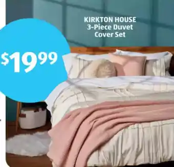 Aldi Kirkton house 3-piece duvet cover set offer