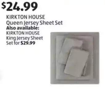 Aldi Kirkton house queen jersey sheet set offer