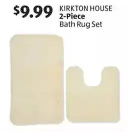 Aldi Kirkton house 2-piece bath rug set offer