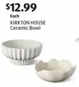 Aldi Kirkton house ceramic bowl offer