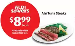 Aldi Ahi Tuna Steaks offer