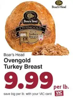 Harris Teeter Boar's Head Ovengold Turkey Breast offer