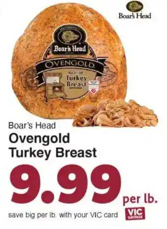 Harris Teeter Boar's Head Ovengold Turkey Breast offer