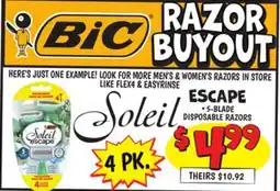 Ollie's 4 PK. RAZOR RAZOR BUYOUT BUYOUT offer