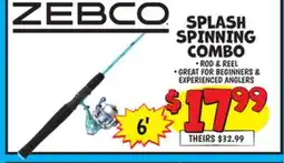 Ollie's SPLASH SPINNING COMBO offer