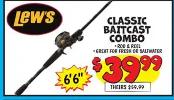 Ollie's CLASSIC BAITCAST COMBO offer