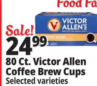 Ocean State Job Lot 80 Ct. Victor Allen Coffee Brew Cups offer