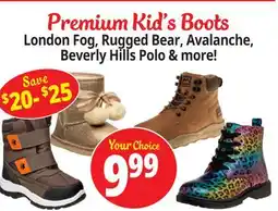 Ocean State Job Lot Premium Kids' Boots offer