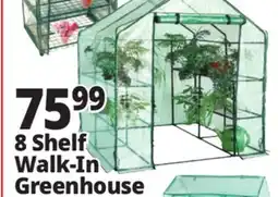 Ocean State Job Lot Tiller & Rowe 8-Shelf Walk-In Greenhouse offer