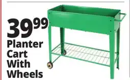 Ocean State Job Lot Tiller & Rowe Raised Garden Planter Cart with Wheels offer