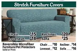 Ocean State Job Lot Stretch Furniture Covers offer