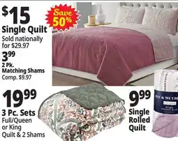 Ocean State Job Lot Quilt & Quilt Sets offer