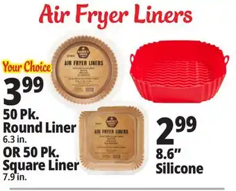 Ocean State Job Lot Air Fryer Liners offer