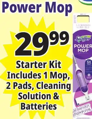 Ocean State Job Lot Swiffer Power Mop Cleaning Kit 6 Piece offer