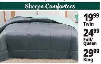 Ocean State Job Lot Sherpa Comforters offer