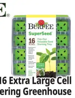 Ocean State Job Lot Burpee SuperSeed Pop-Out Reusable Seed Starting Tray 16XL-Cell offer