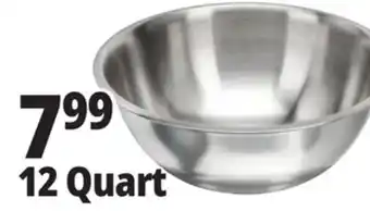 Ocean State Job Lot Stainless Steel Mixing Bowl 12 Qt offer