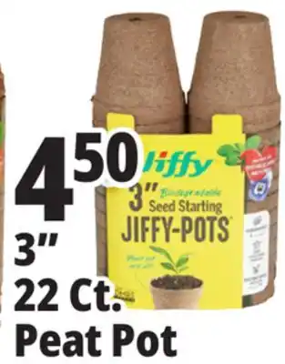 Ocean State Job Lot 3 Biodegradable Seed Starting Jiffy-Pots 22-pots offer