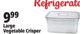 Ocean State Job Lot Large Produce Crisper with Removable Basket 5.9 Qt offer