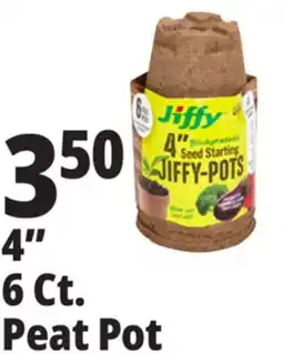 Ocean State Job Lot 4 Round Biodegradable Seed Starting Jiffy-Pots 6-pots offer