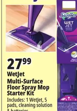 Ocean State Job Lot Swiffer WetJet Multi-Surface Mopping Cleanser Starting Kit 11-Piece offer