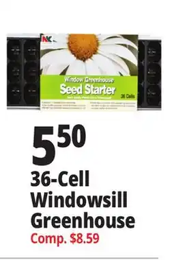 Ocean State Job Lot NK Lawn & Garden 36 Cell Window Greenhouse Seed Starter offer