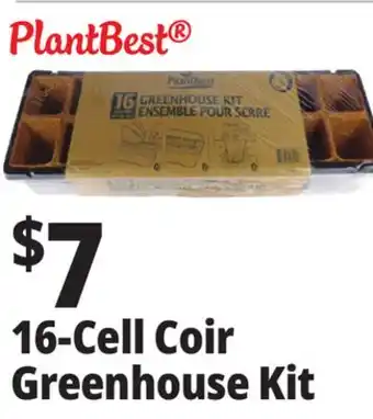 Ocean State Job Lot 16-Cell Coir Greenhouse Kit offer