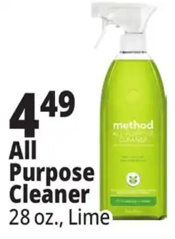 Ocean State Job Lot All Purpose Cleaner offer