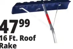 Ocean State Job Lot 16 Ft. Roof Rake offer