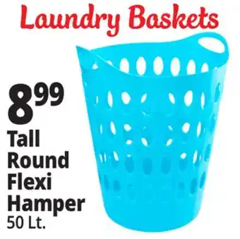 Ocean State Job Lot Tall Round Flexi Hamper offer