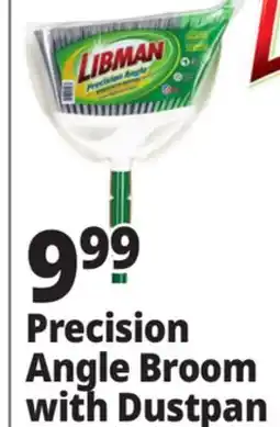 Ocean State Job Lot Libman Precision Angle Broom with Dustpan offer