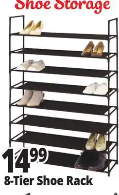 Ocean State Job Lot 8-Tier Shoe Rack offer